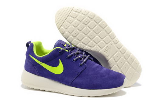 Online To Buy Nike Wmns Roshe Running Shoes Wool Skin For Sale Purple Yellow Portugal